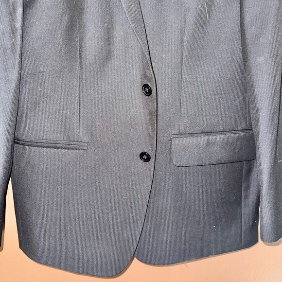 APT 9 Men's Two Button Black Blazer Sport Coat Jacket Size 40R - Picture 7 of 9
